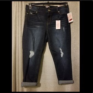 Size 16 Juicy Couture Distressed Capri